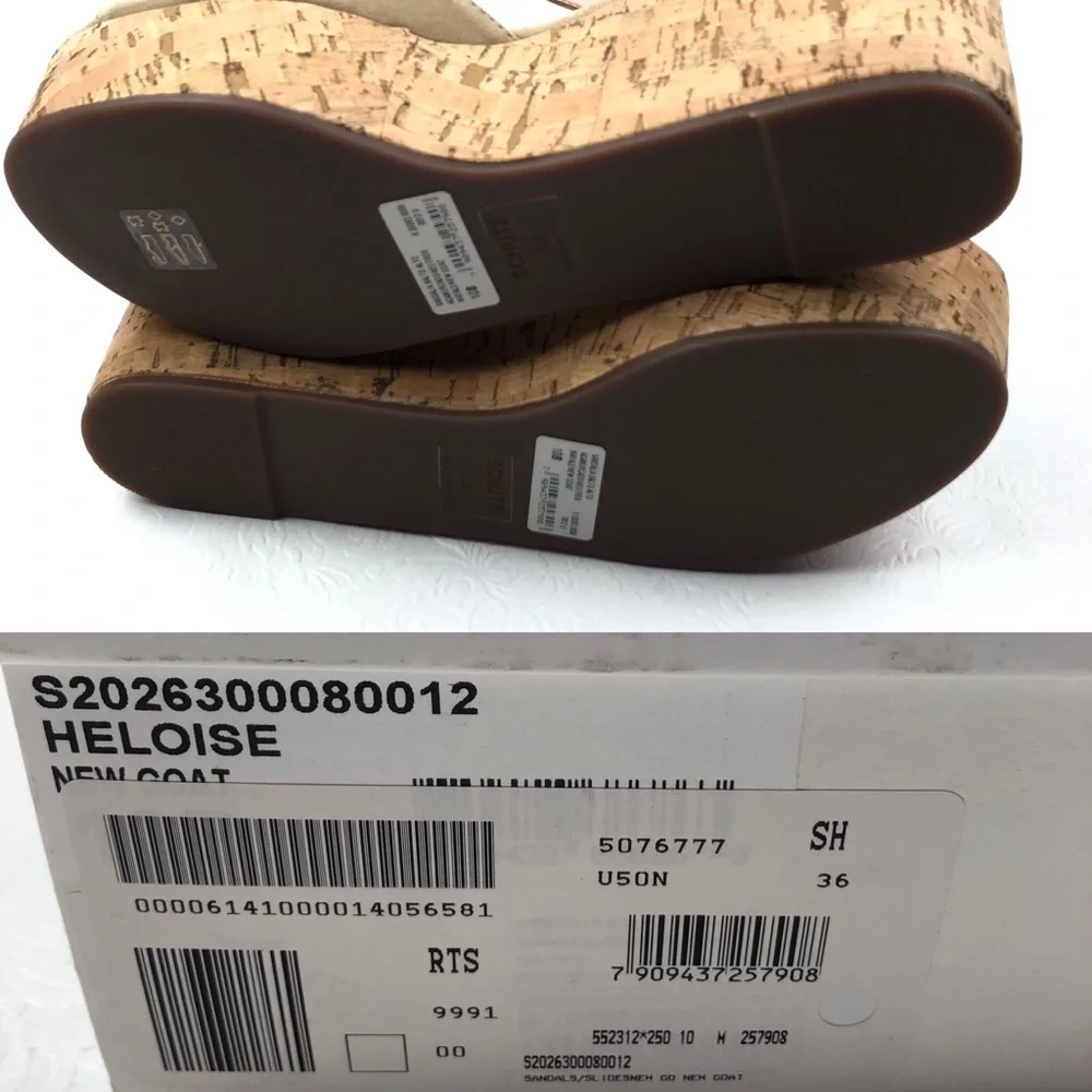 SCHUTZ Heloise Platform Wedge Sandals 10 New Goat - Picture 8 of 8